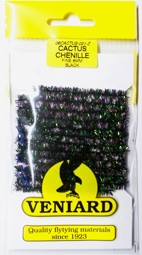 Vedi i dettagli per VENIARD CACTUS CHENILLE BLACK FINE 6mm Immagine di VENIARD CACTUS CHENILLE BLACK FINE 6mm