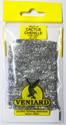 Vedi i dettagli per VENIARD CACTUS CHENILLE SILVER FINE 6mm Immagine di VENIARD CACTUS CHENILLE SILVER FINE 6mm