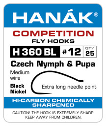 Afficher les détails pour HANAK CZECH NYMPH PUPA - BLACK NICKEL Image de HANAK CZECH NYMPH PUPA - BLACK NICKEL