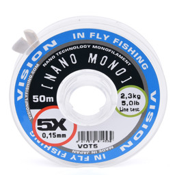 Show details for VISION NANO MONO TIPPETS 50M Picture of VISION NANO MONO TIPPETS 50M