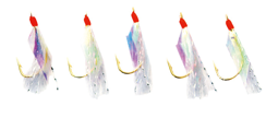 Show details for HEGENE FISHSKIN MIT 5 HAKEN GR.4 Picture of HEGENE FISHSKIN MIT 5 HAKEN GR.4