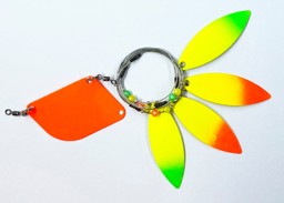 Show details for HB-LURES KONVOI WILLO 4BL. GELB/OR/CHAR/UV  Picture of HB-LURES KONVOI WILLO 4BL. GELB/OR/CHAR/UV
