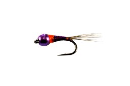 Show details for CATCHY FLIES -  PERDIGON HEAVY ORANGE PURPLE Picture of CATCHY FLIES -  PERDIGON HEAVY ORANGE PURPLE