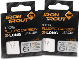 Show details for IRON TROUT X-LONG FLUORO CARBON LEADER Picture of IRON TROUT X-LONG FLUORO CARBON LEADER