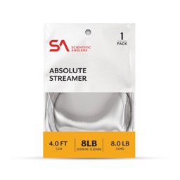 Show details for SCIENTIFIC ANGLERS ABSOLUT STREAMER LEADER 4' Picture of SCIENTIFIC ANGLERS ABSOLUT STREAMER LEADER 4'