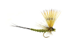 Image de TROCKENFLIEGE MOHICAN MAYFLY OLIVE BARBLESS