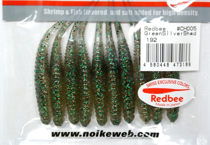 Picture of NOIKE BITEGUTS REDBEE GREEN SLIVER SHAD 192