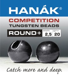 Picture of HANAK TUNGSTEN BEADS ROUND + BLACK NICKEL