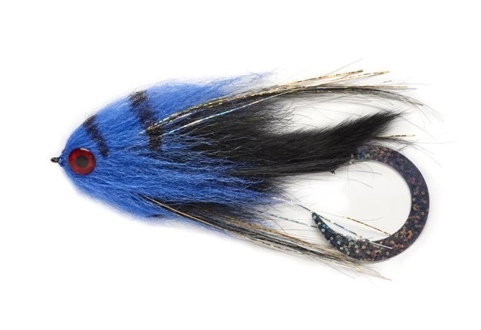 Picture of STREAMER PAOLO'S WIGGLE TAIL BLACK & BLUE