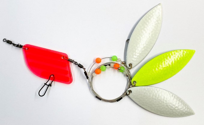 Image de HB-LURES KONVOI WILLO 3BL. GLOW WEISS/CHART.