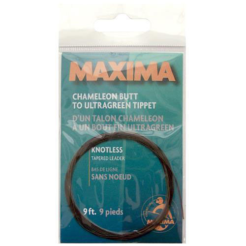 Picture of MAXIMA TAPERED LEADER ULTRAGREEN 7 1/2Ft