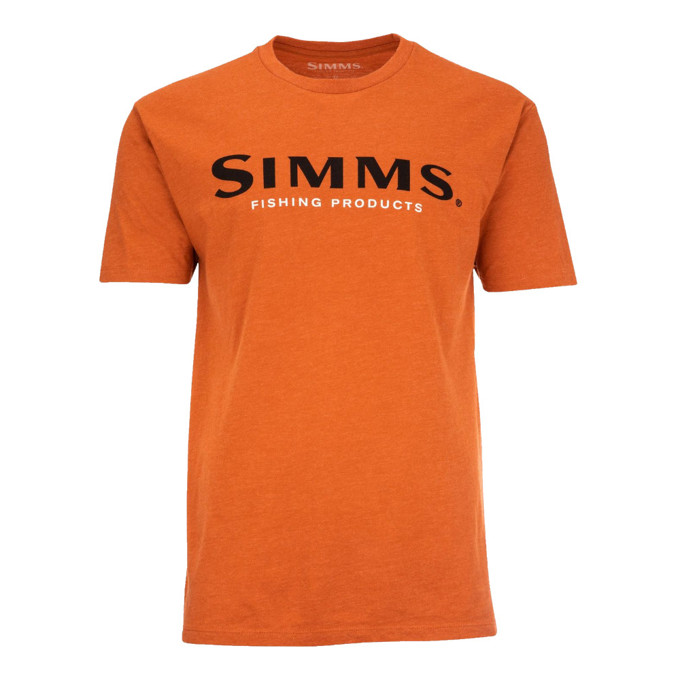 Picture of SIMMS LOGO T-SHIRT ADOBE HEATHER