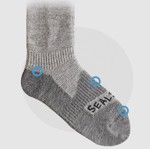 Picture of SEALSKINZ WATERPROOF ALL WEATHER MID LENGTH SOCK