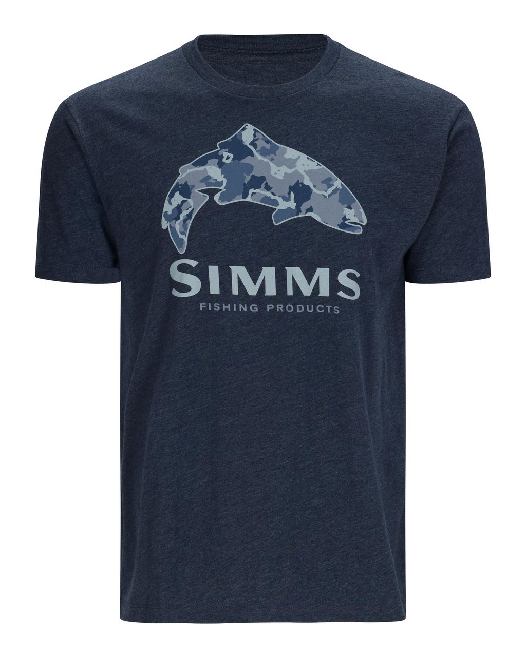 Picture of SIMMS TROUT REGIMENT CAMO FILL T'SHIRT HEATHER