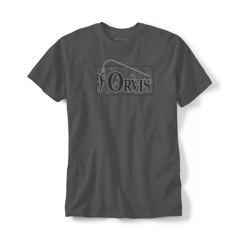 Image de ORVIS BENT ROD BADGE TEE T-SHIRT GREY