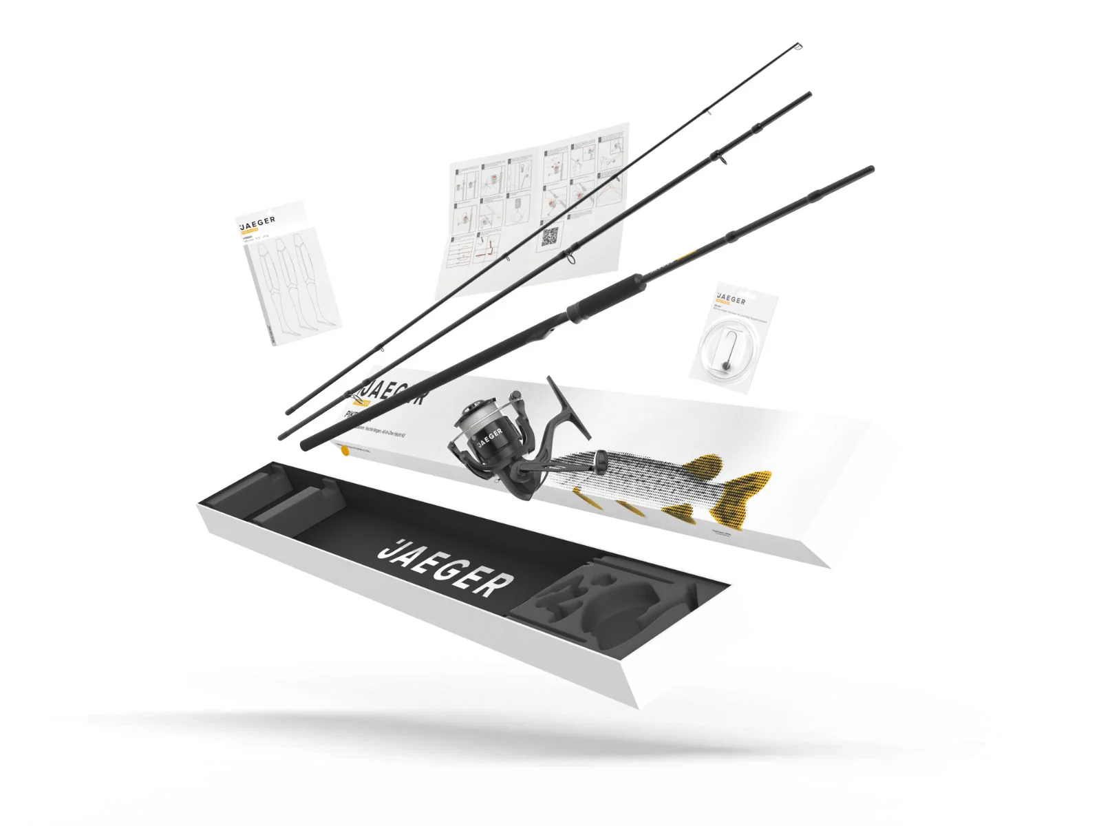 Image de JAEGER FISHING PIKE GO KIT 2 - HECHT STARTER COMBO