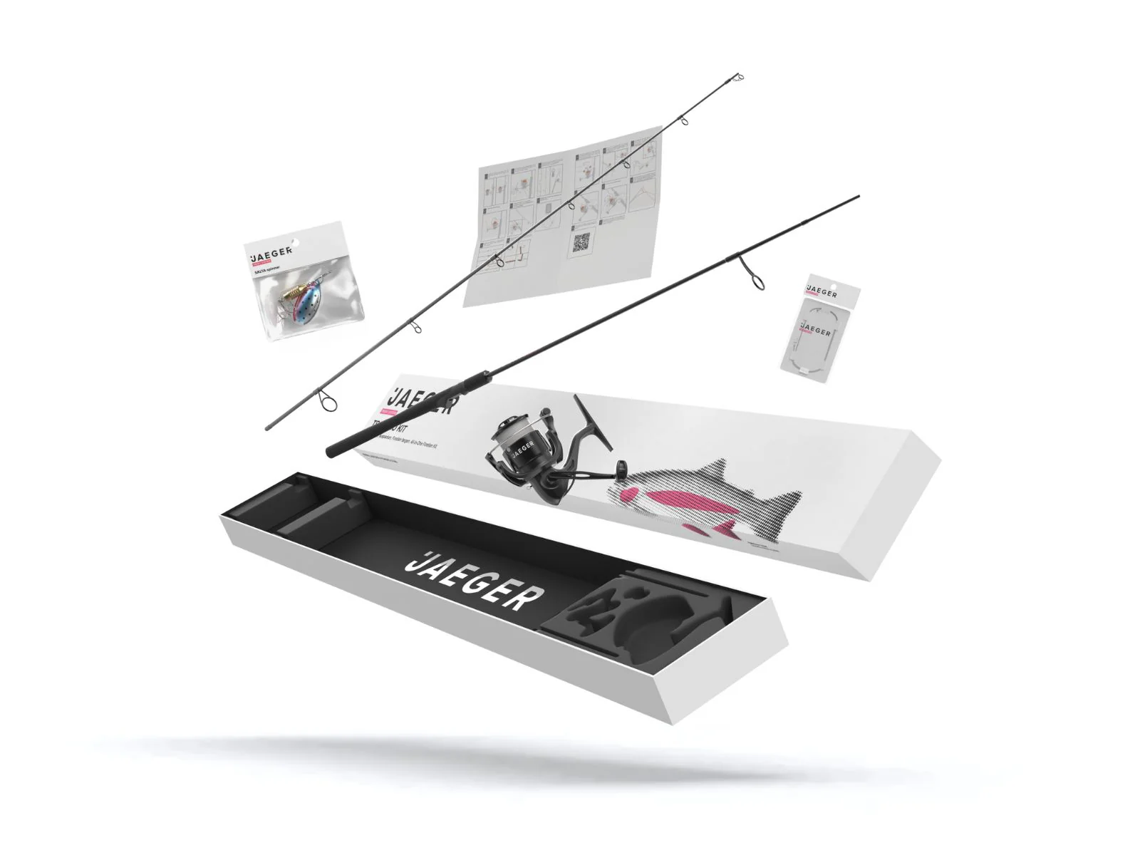 Image de JAEGER FISHING TROUT GO KIT 2 - FORELLE STARTER COMBO