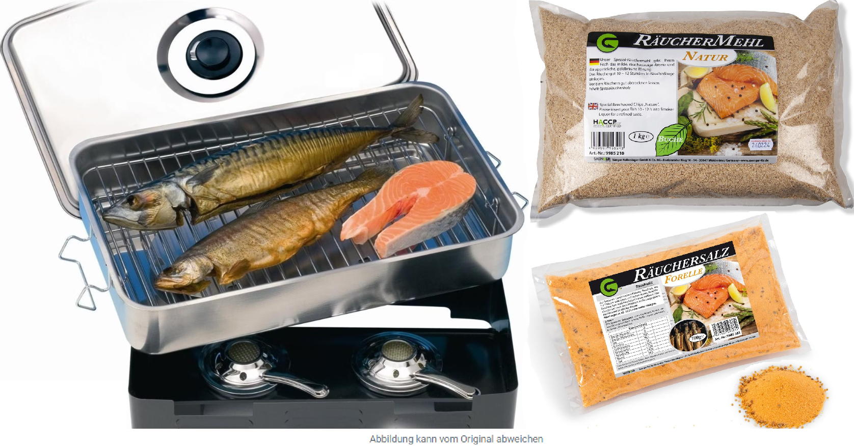 Bild von TISCHRÄUCHEROFEN INKL. RÄUCHERMEHL & LAUGE