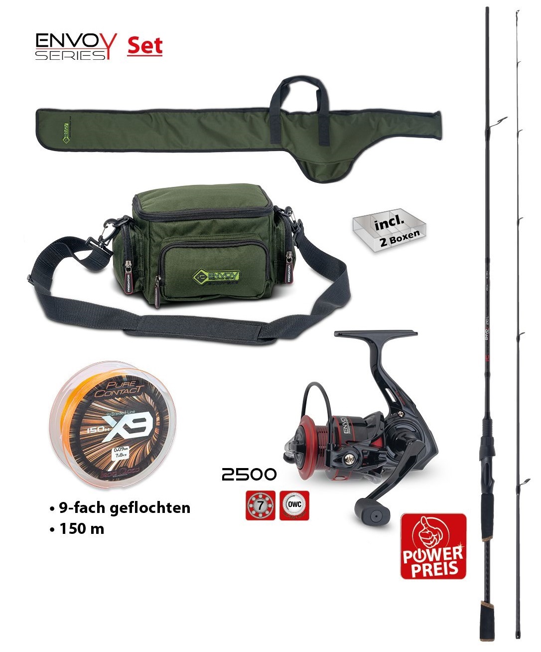 Immagine di ENVOY SET-4 MEDIUM SPIN 2.70m