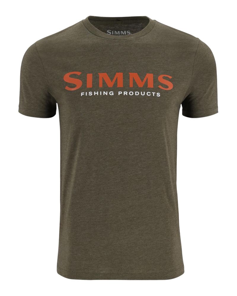 Bild von Simms Logo T-shirt Loden Heather