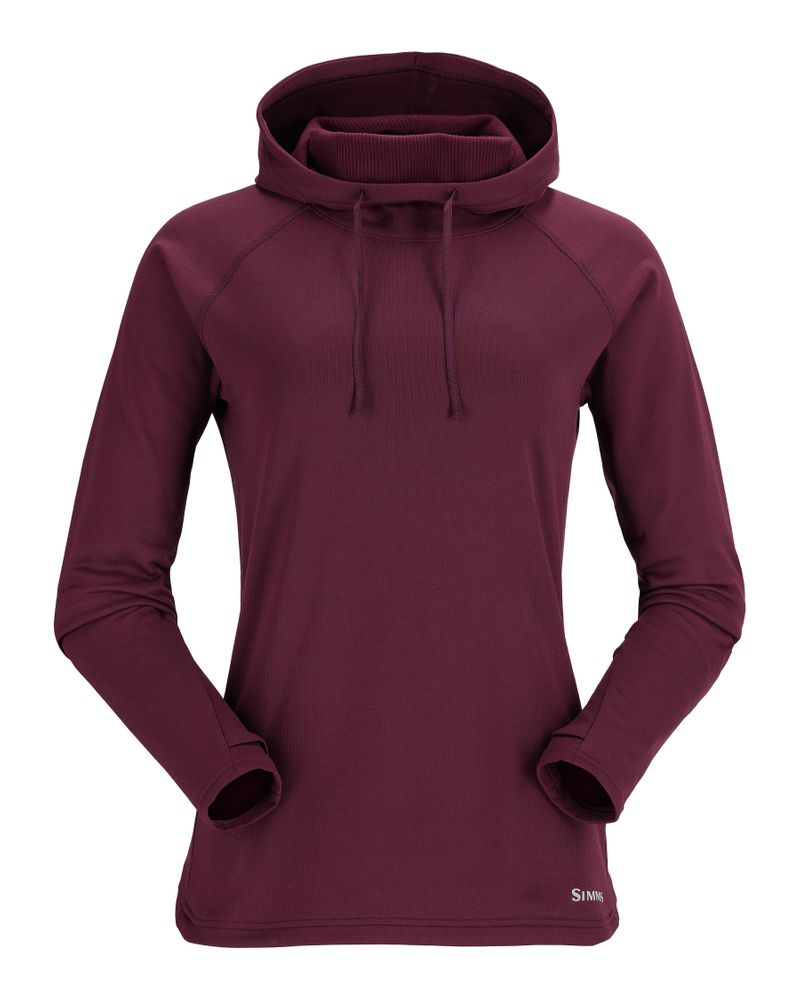 Bild von Simms Wms Heavyweight Baselayer Hoody Mulberry L