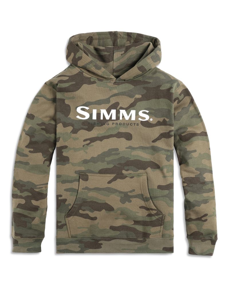 Bild von Simms Kids Simms Logo Hoody Woodland Camo