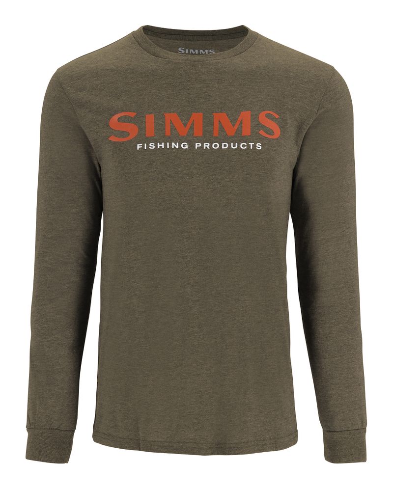 Bild von Simms Logo Shirt LS Loden Heather