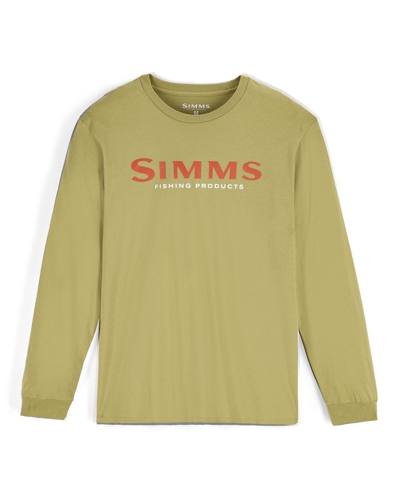 Bild von Simms Logo Shirt LS Tent Green