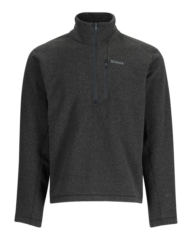 Bild von Simms Rivershed Half Zip Black Heather