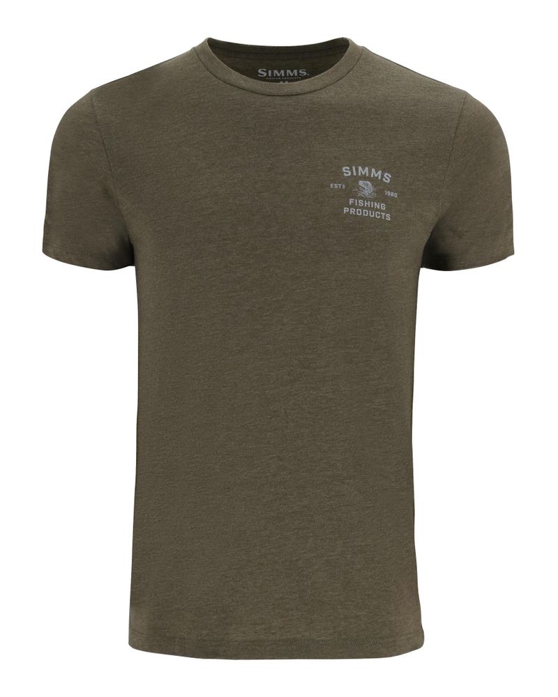 Bild von Simms Stacked Bass T-Shirt Military Heather