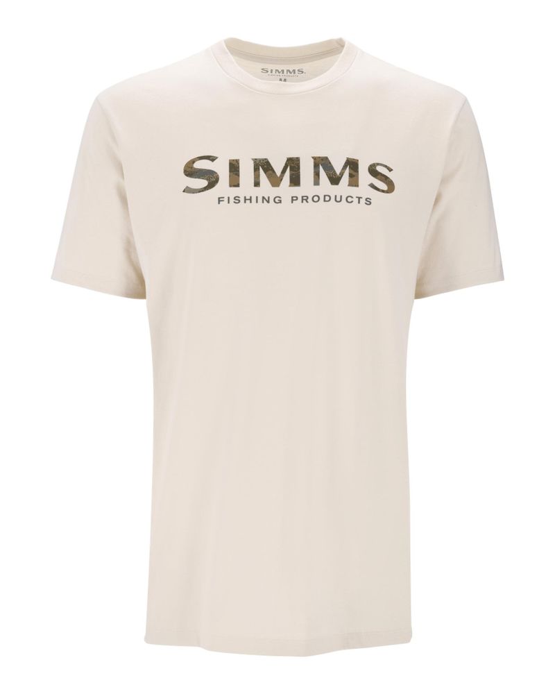 Bild von Simms Shroud Fill Logo T-Shirt Natural