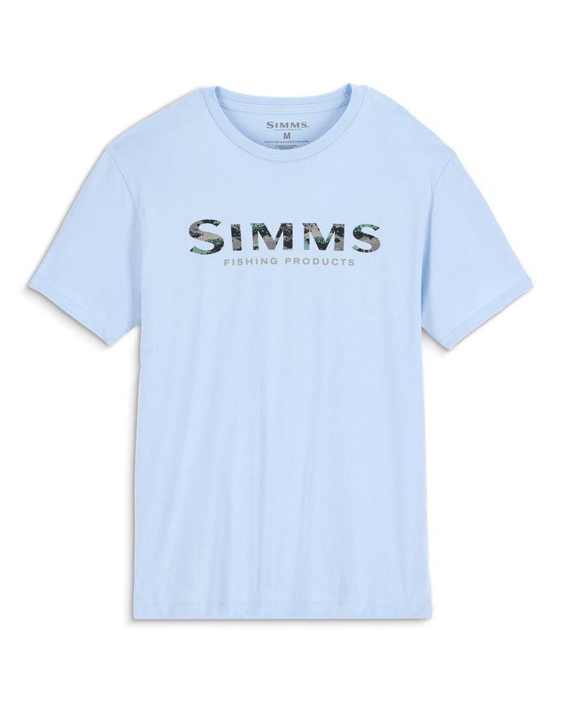 Bild von Simms Shroud Fill Logo T-Shirt Sky Blue