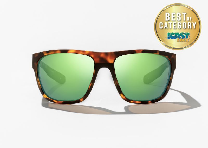 Immagine di Bajio Las Rocas Brown Tort Matte Green Mirror Glass