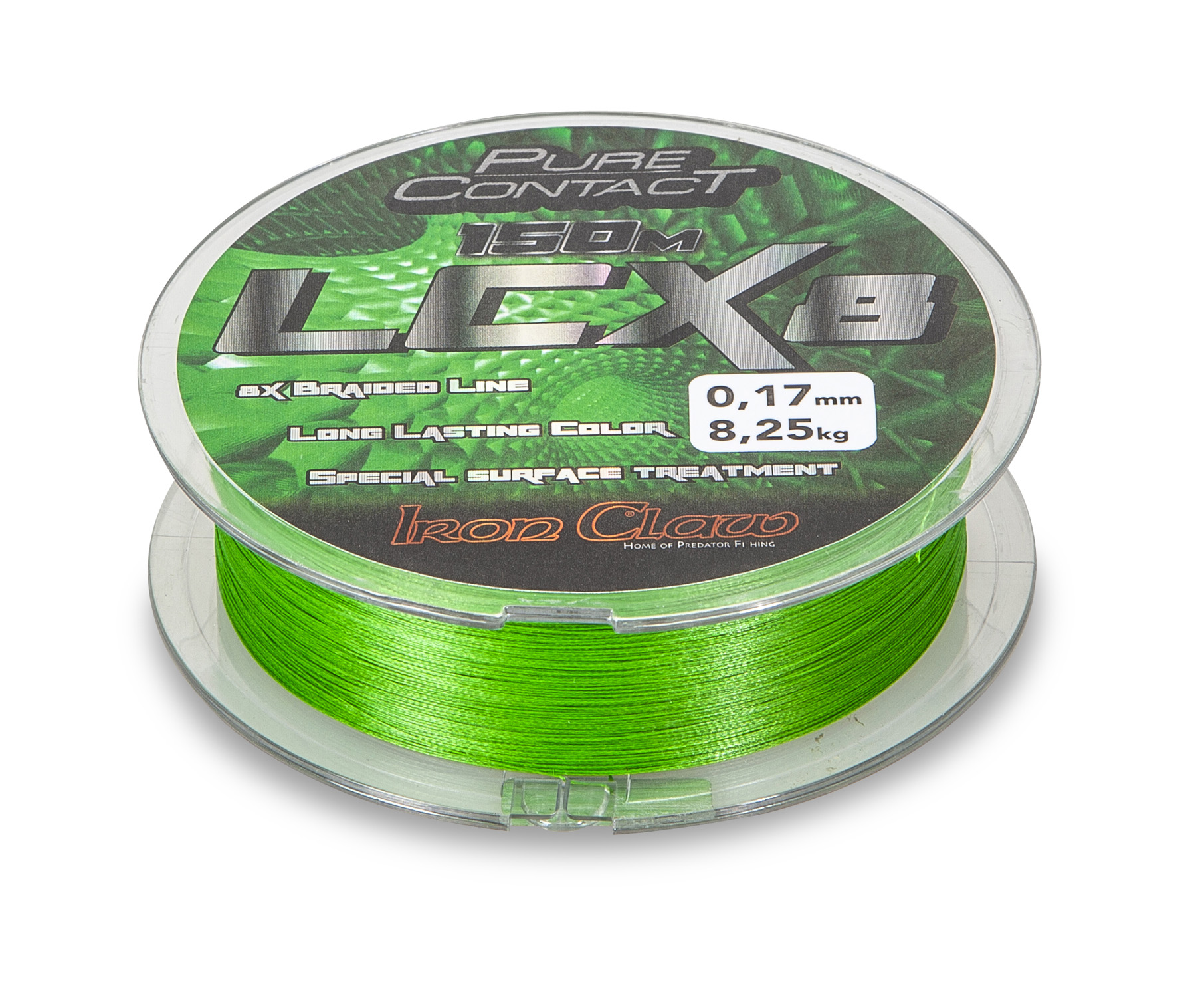 Picture of IRON CLAW Pure Contact LCX8 Green 150m