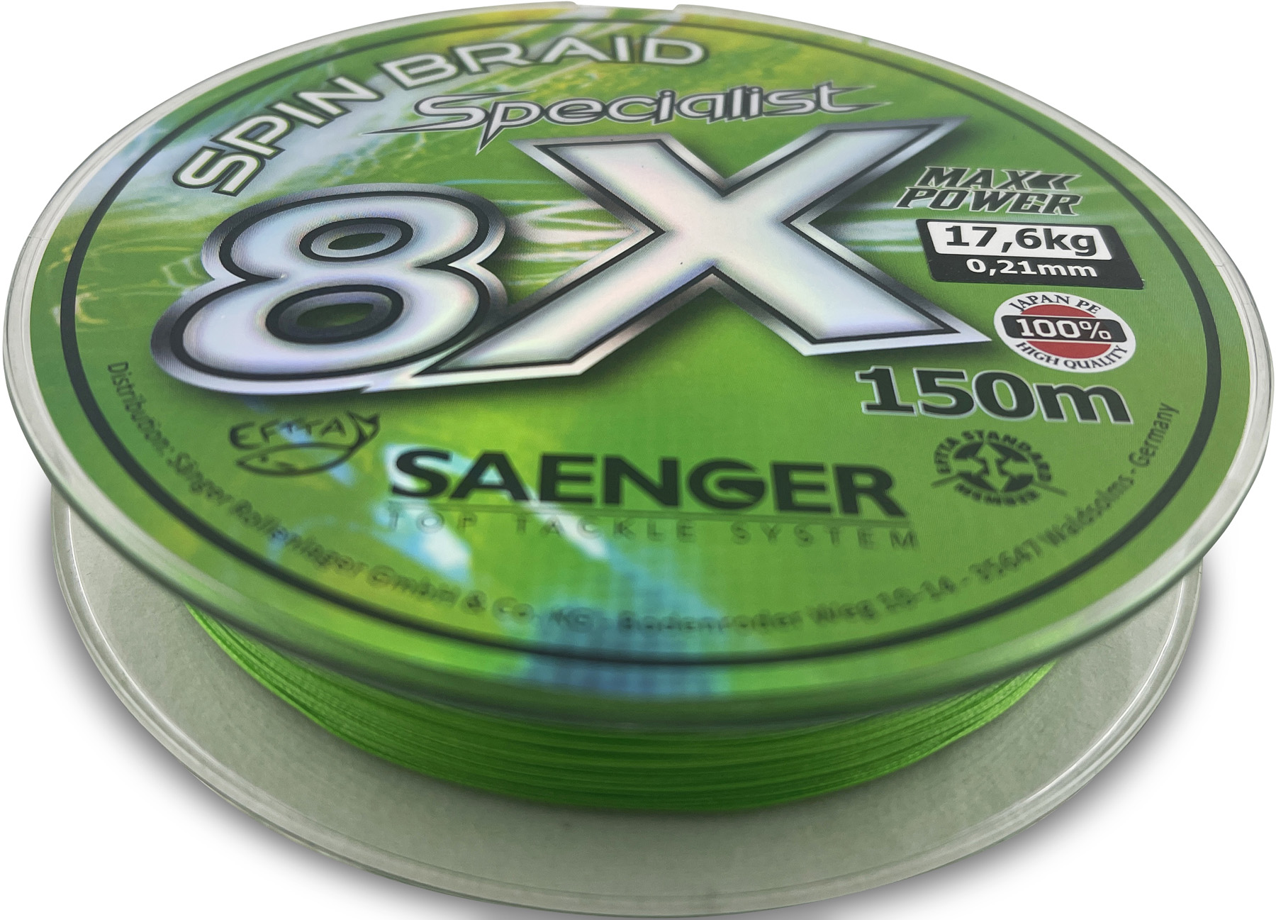 Picture of SAE 8 X Spec. Spin Fl.Green 150m