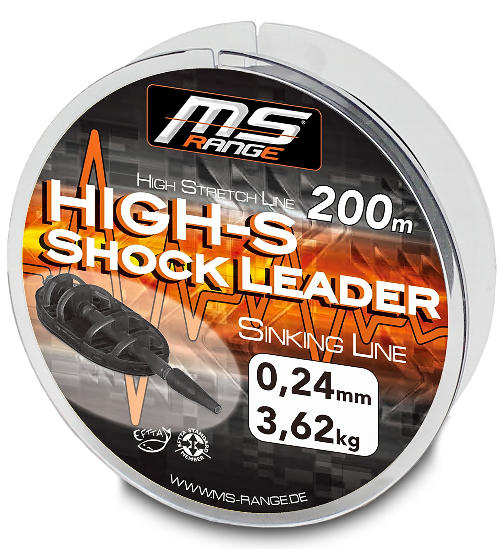 Bild von MS RANGE High-S Shockleader 0,24mm 200m