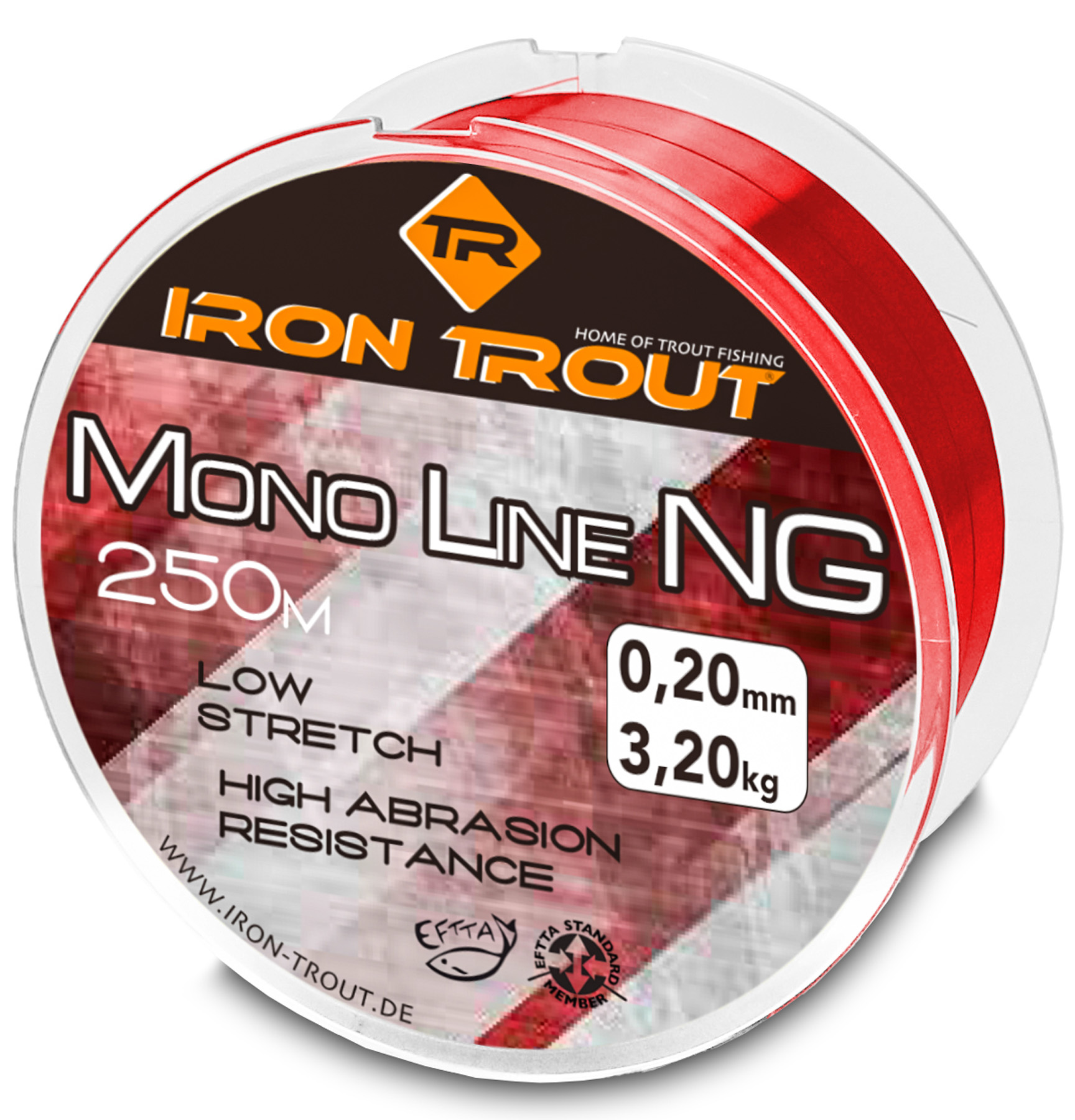 Image de IRON TROUT Mono NG 250m dark red