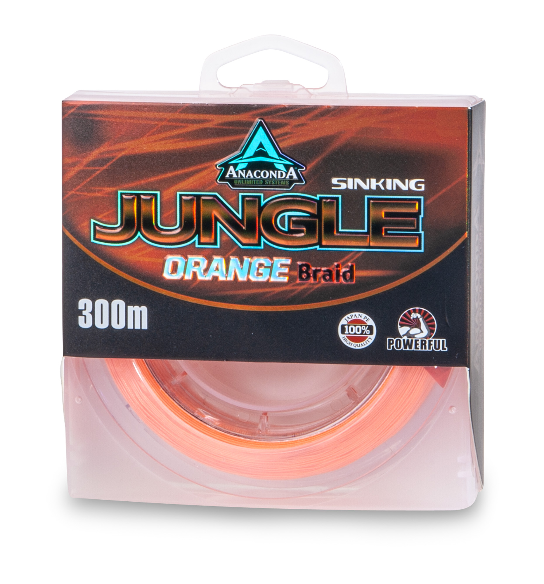 Picture of ANACONDA Jungle Orange Sinking Braid 300m
