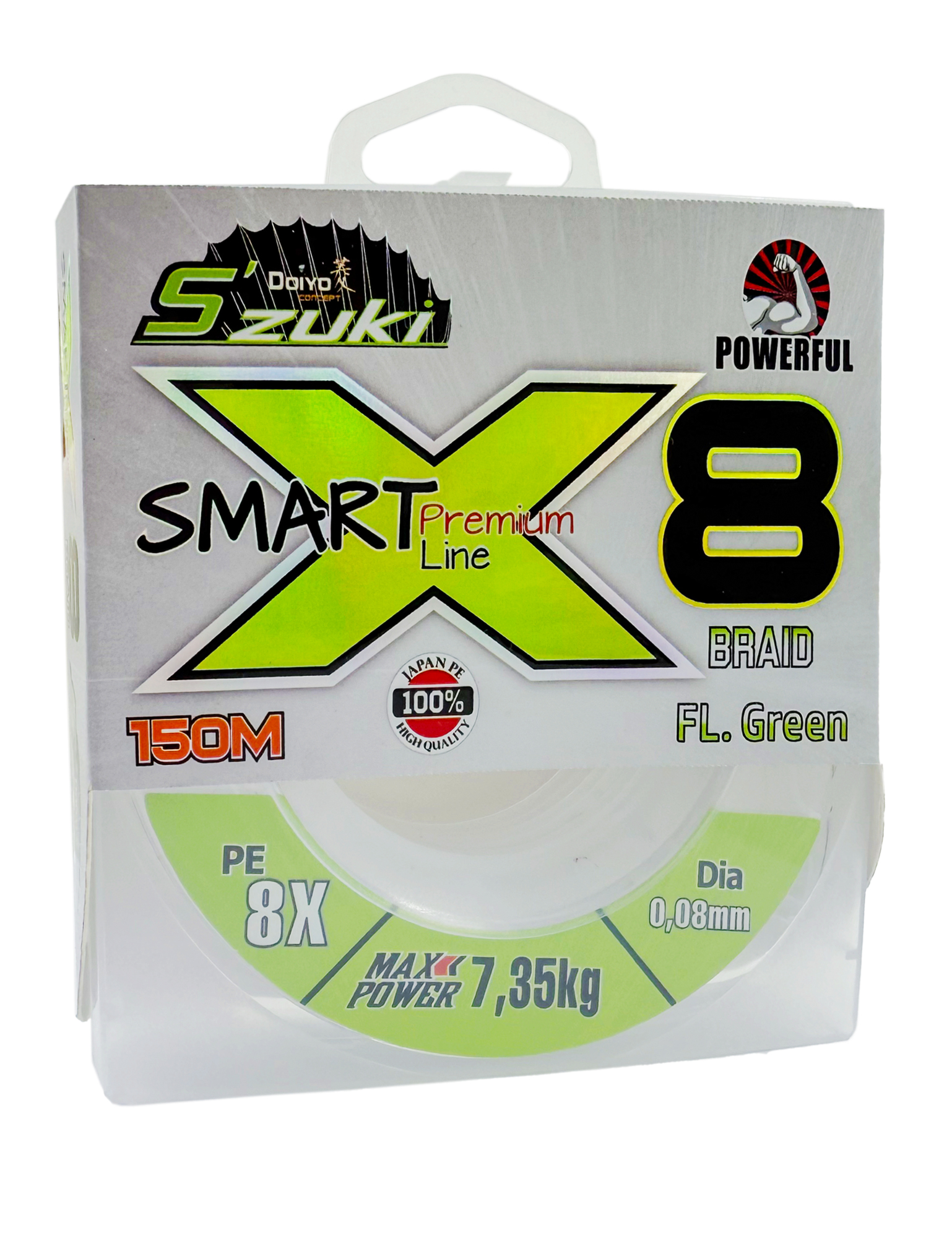 Bild von S´zuki X8 Smart Line Fl. Green 150m
