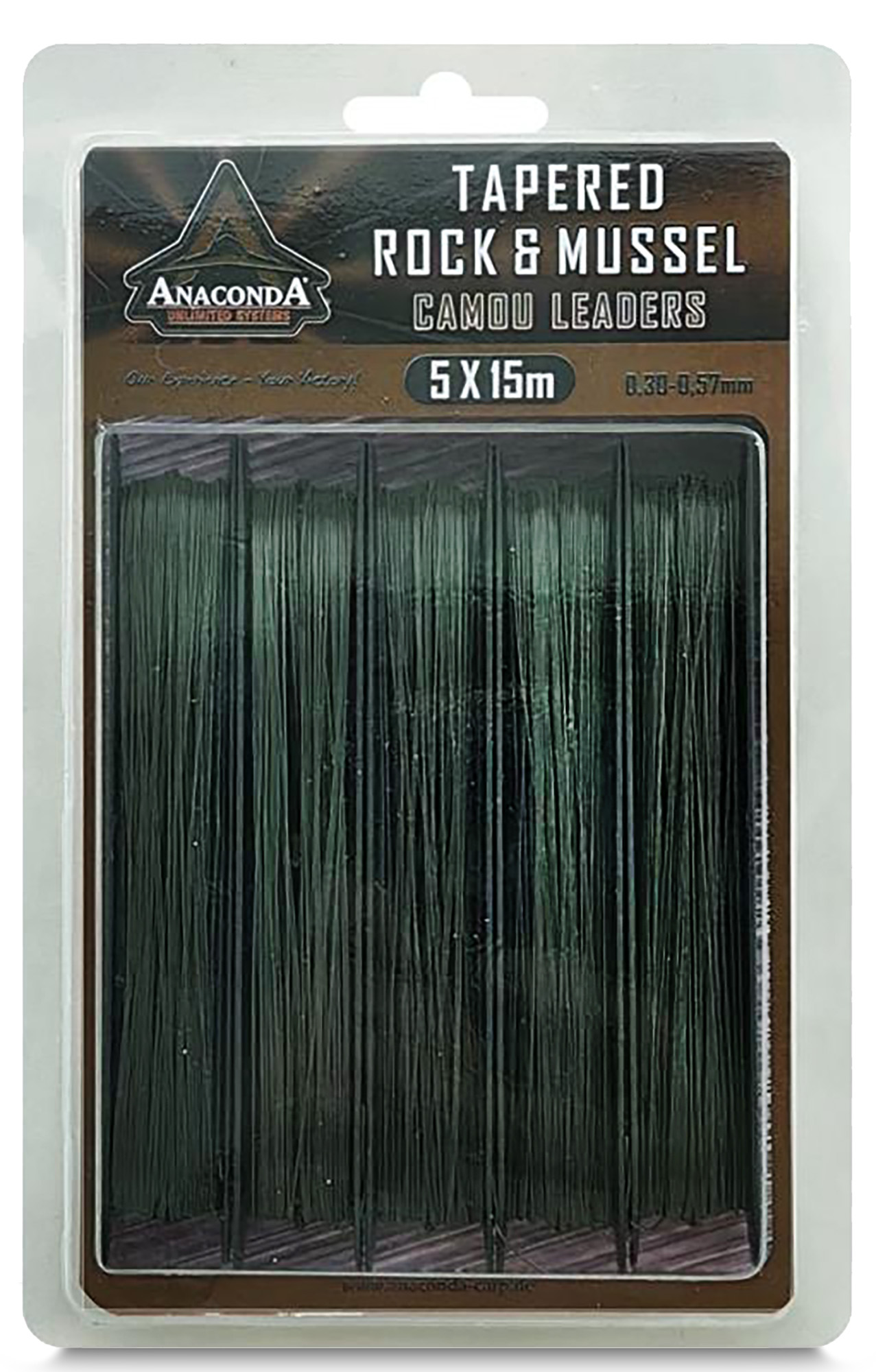 Immagine di ANACONDA Tapered Rock&Mussel Camou Leaders