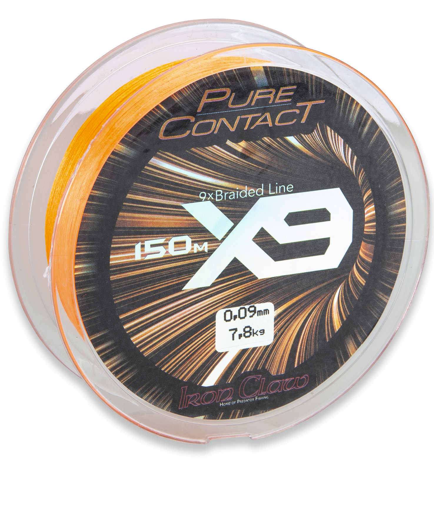 Picture of IRON CLAW Pure Contact X9 Orange 150m