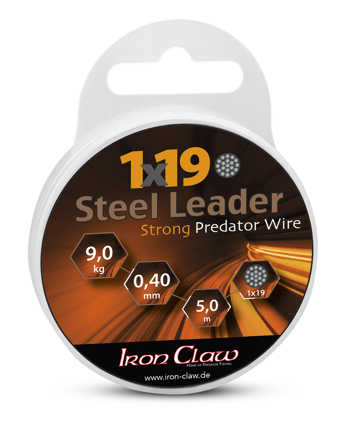 Picture of IRON CLAW 1x19 Steel Leader