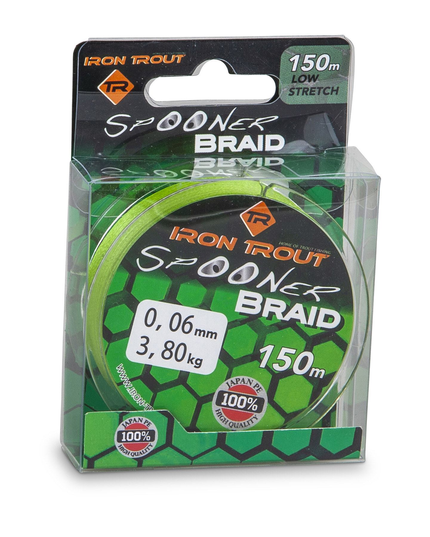 Image de IRON TROUT Spooner Braid Camo Green 150m
