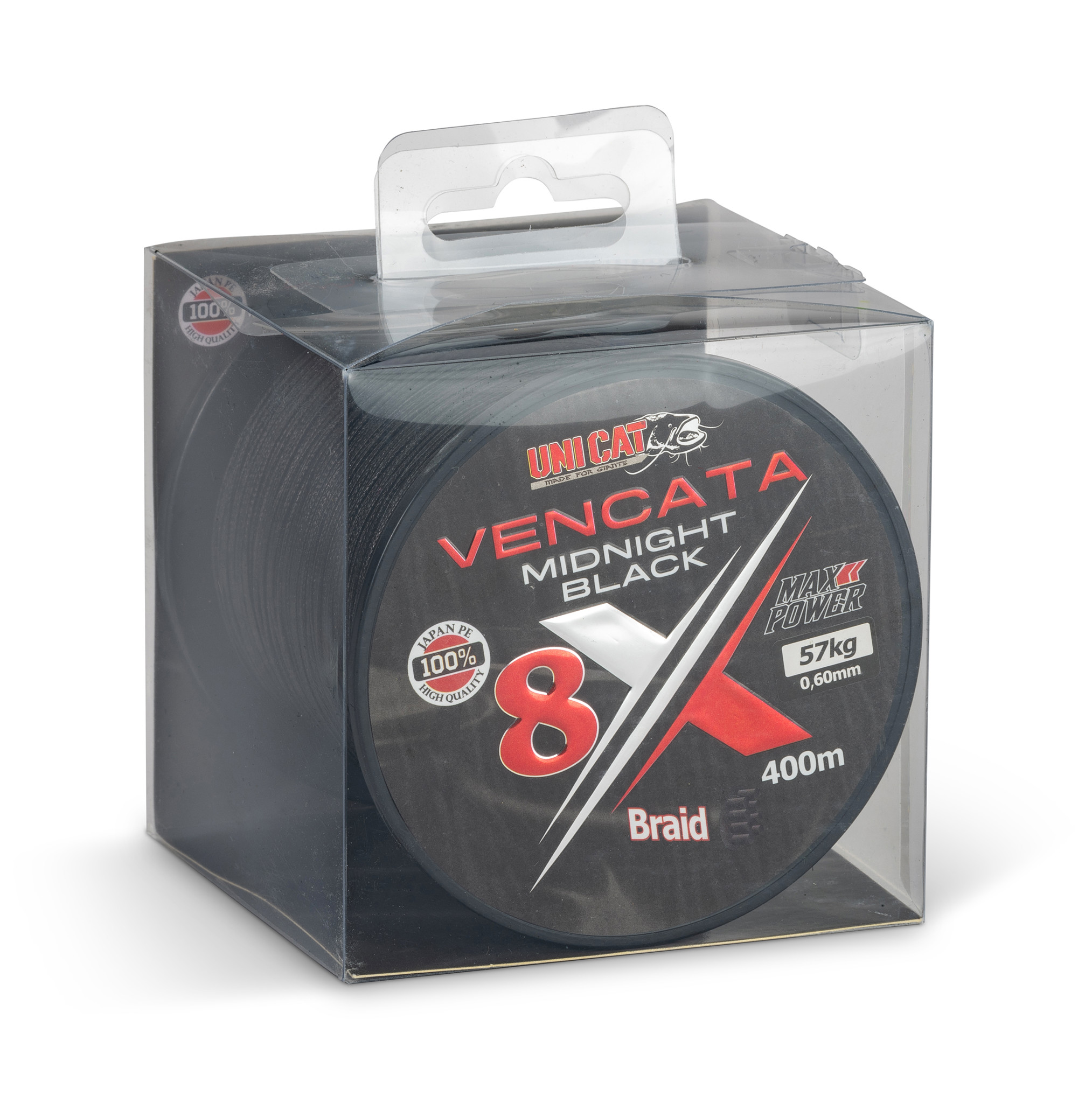 Picture of UNI CAT 8X Vencata Midnight Black 400m 0,60mm