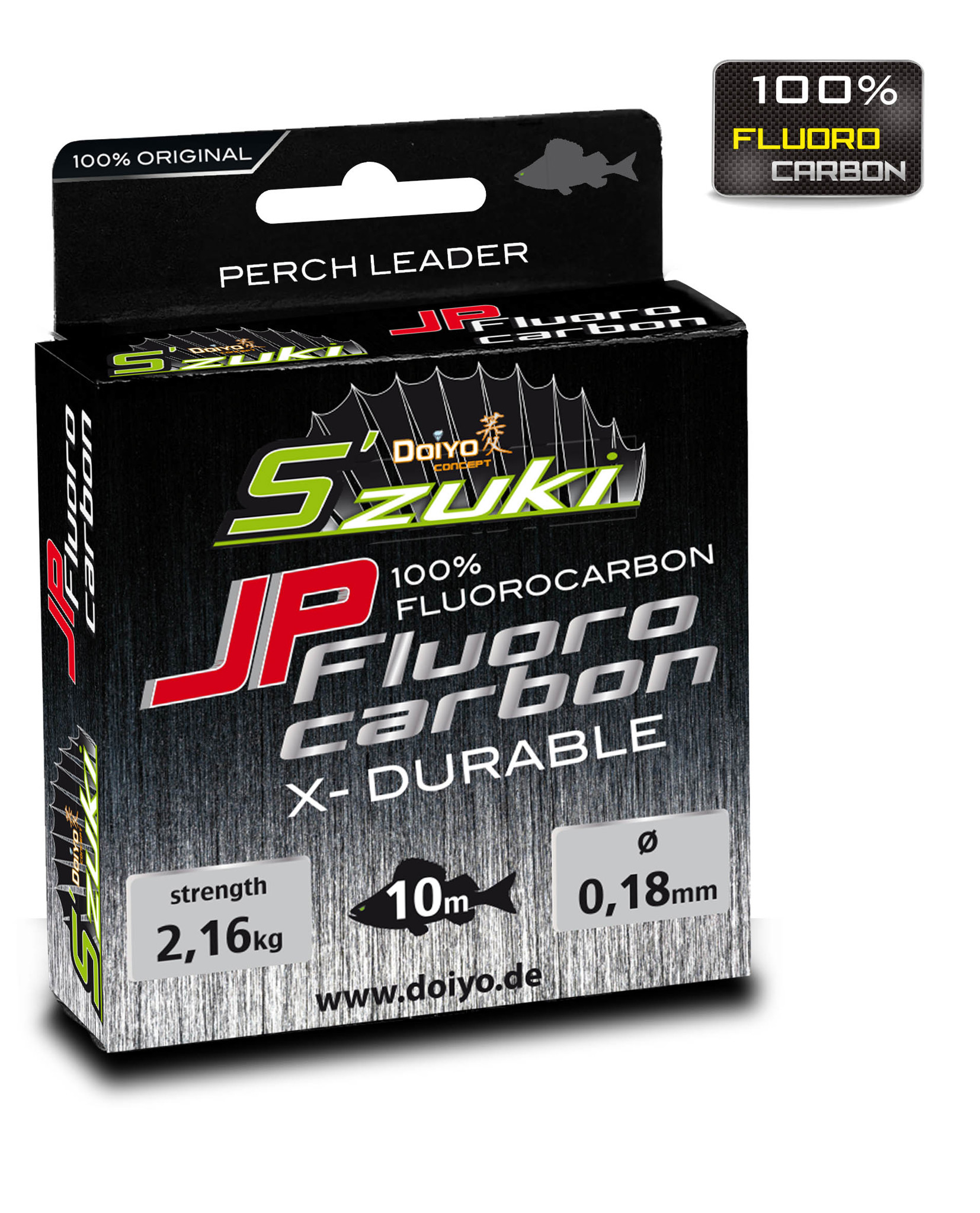 Bild von S'zuki JP Fluorocarbon 0,22mm 10Stk.