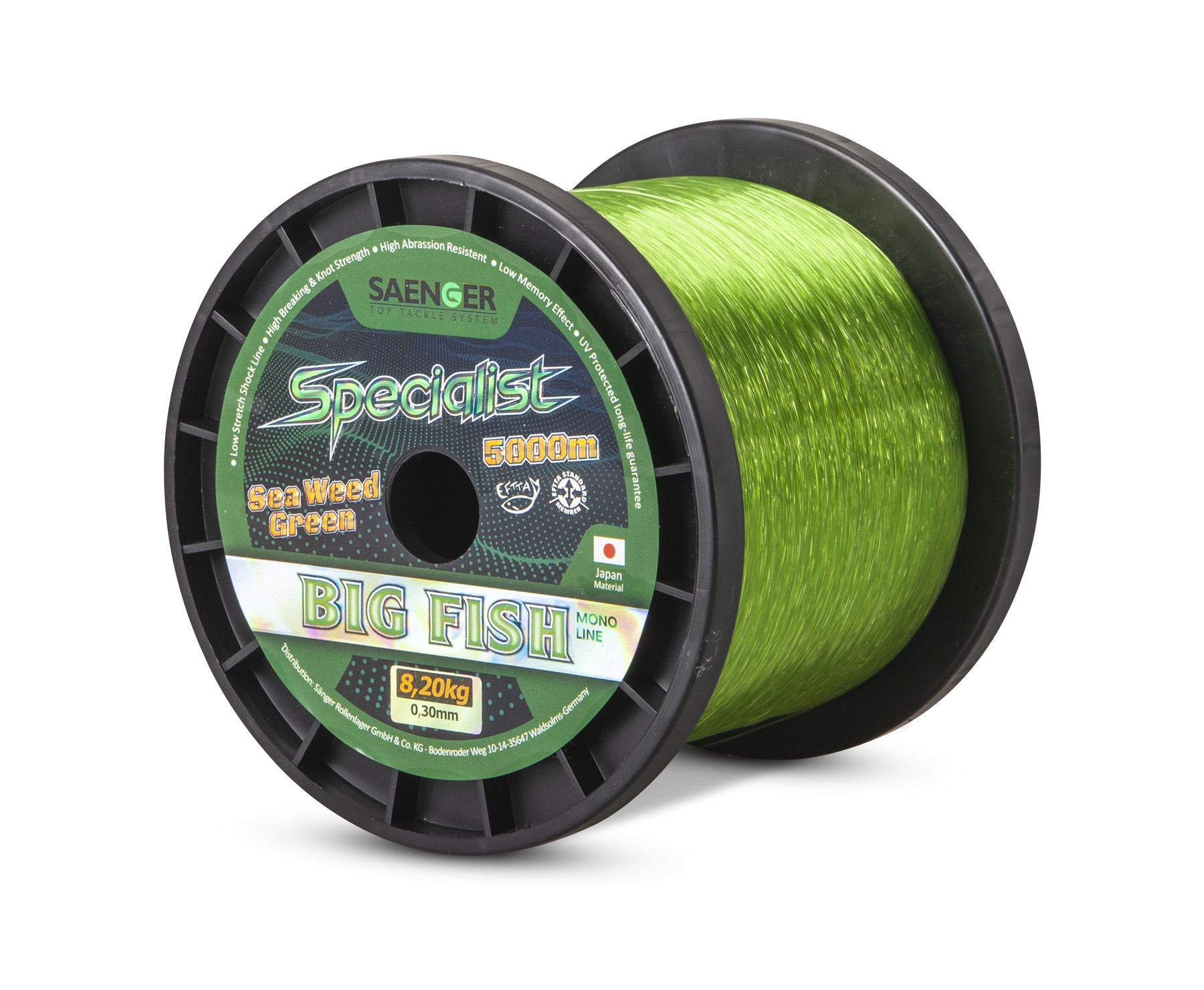 Picture of Specialist BigFish Mono Green 5000m 0,45mm 15,30 kg