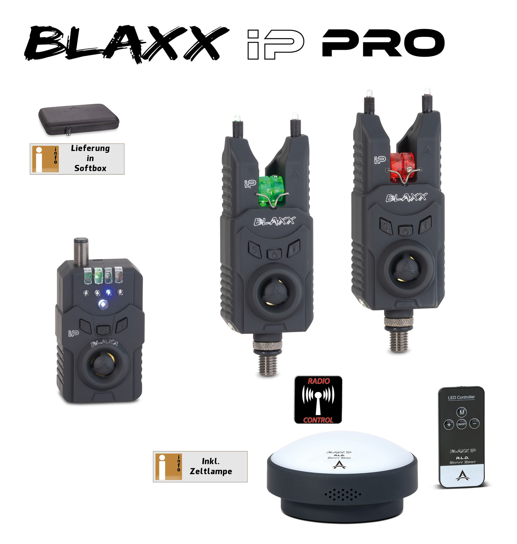 Picture of BLAXX iP 2+1+1 Pro Set Red, Green