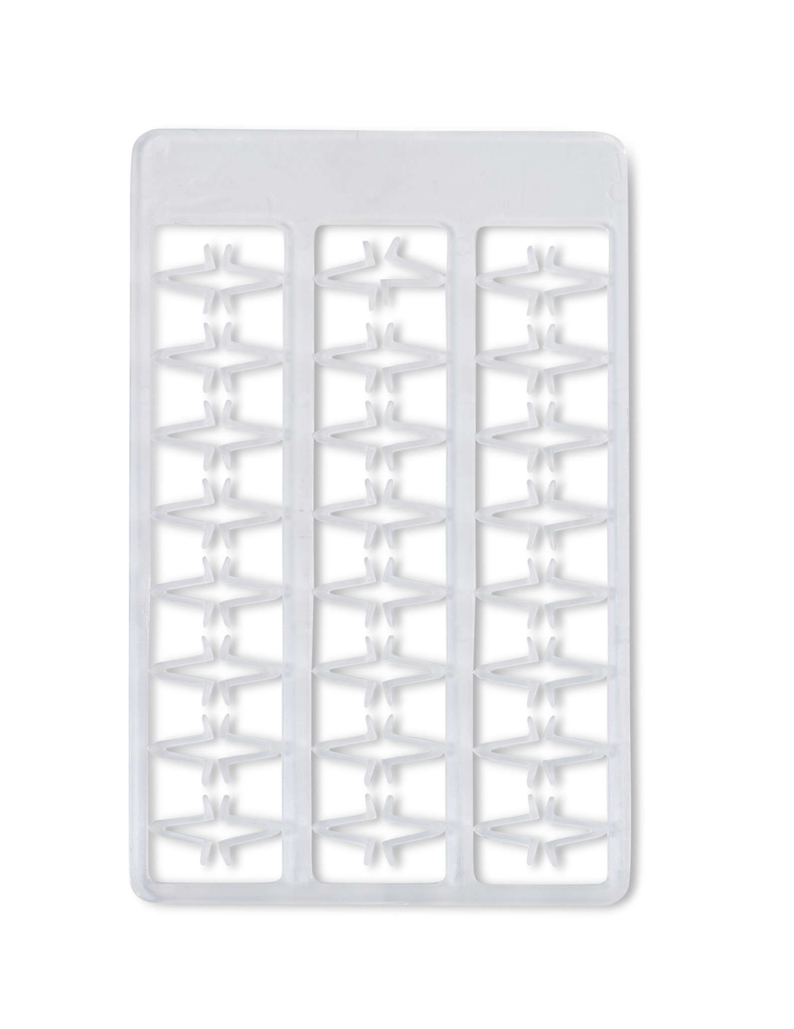 Picture of Solid V-Shape Boilie Stops Large 96pcs. Clear