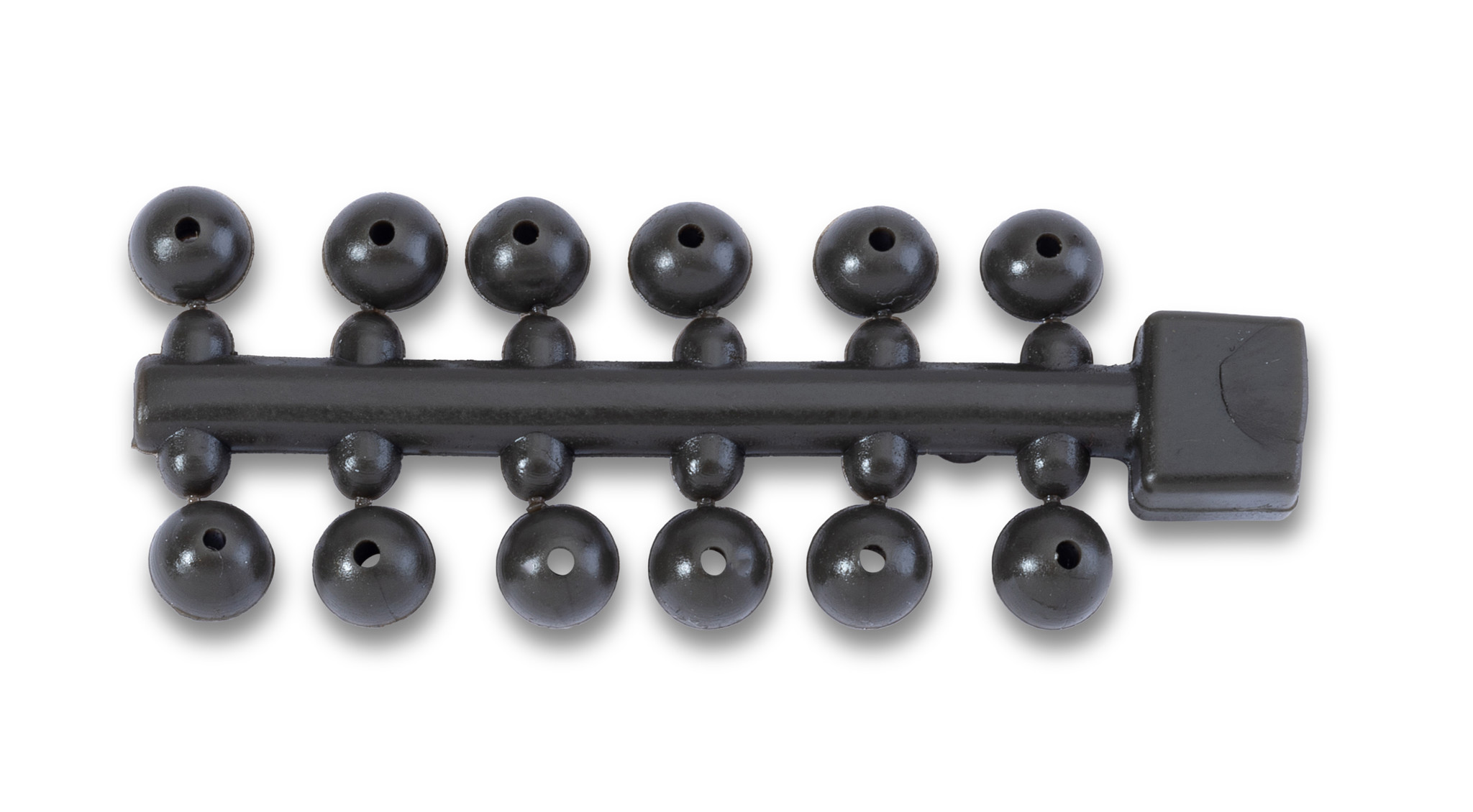 Immagine di Tapered Bore Beads 6mm 24pcs. Army Green