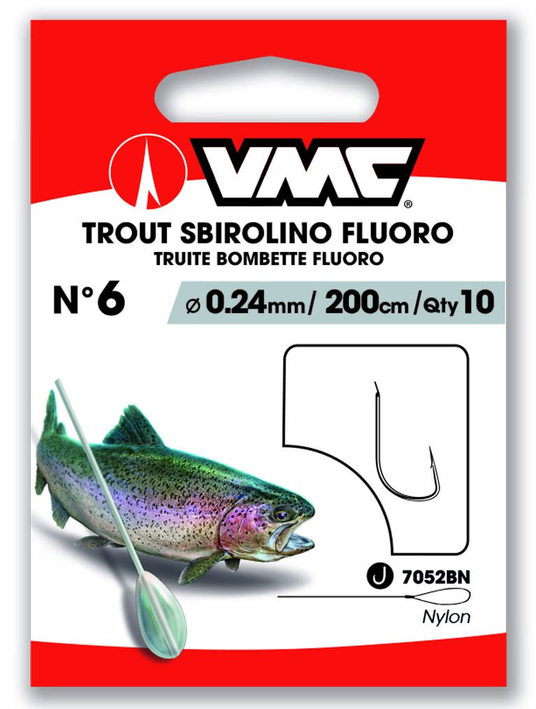 Immagine di TROUT SBIROLINO 200CM FLUORO 0.24 H6
